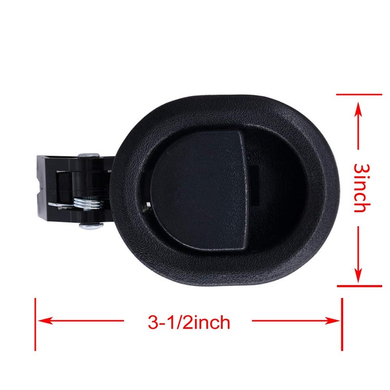 YOOGO Universal Recliner Release Pull Handle, Oval Plastic Sofa Chair Replacement Parts Without Cable Fits 3mm - Image 3